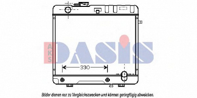 AKS DASIS 120870n -  Радиатор, охлаждение двигателя